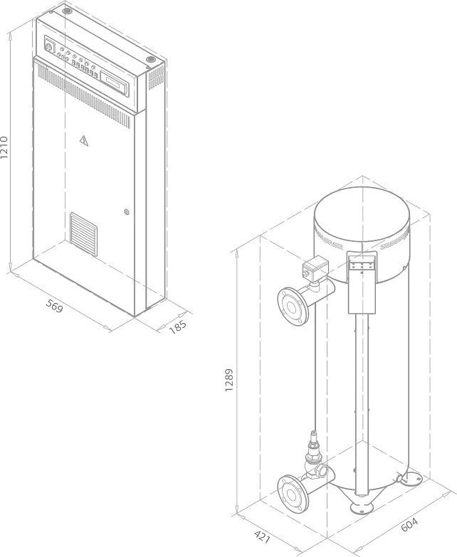Промышленный электрокотел 120 кВт